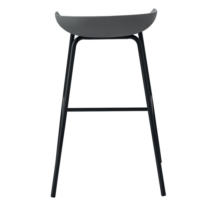 Chaise de comptoir design gris. Collection SIRA