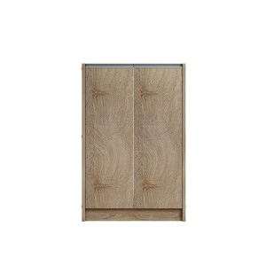 Meuble à chaussures PARRA, 2 portes, coloris chêne sonoma