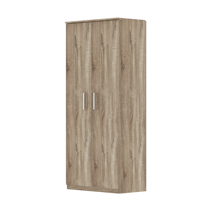 Armoire à chaussure TOM, 2 portes coloris chêne clair