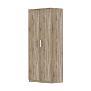 Armoire à chaussure TOM, 2 portes coloris chêne clair