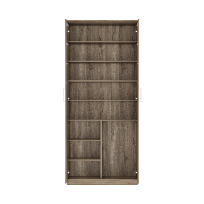 Armoire à chaussure TOM, 2 portes coloris chêne clair