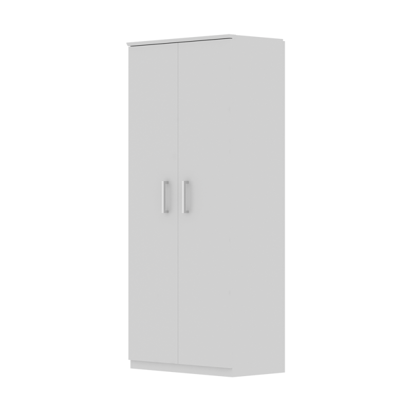 Armoire à chaussure TOM, 2 portes coloris blanc