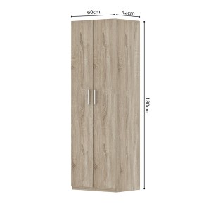 Armoire, collection TOM, 2 portes 60 cm chêne sonoma