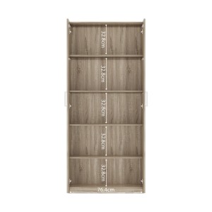 Armoire, collection TOM, 2 portes 80 cm chêne sonoma