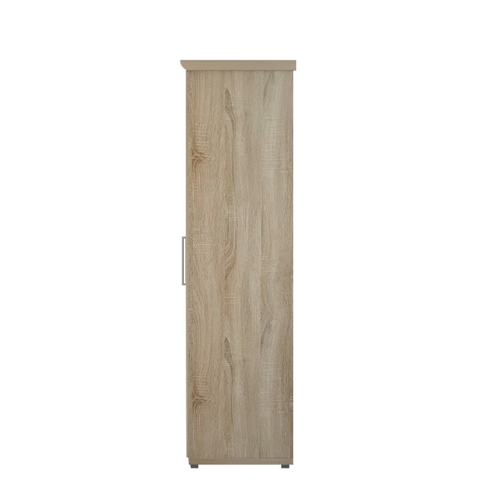 Armoire, garde-robe, collection TOM, 3 portes 120 cm, penderie intégrée chêne sonoma