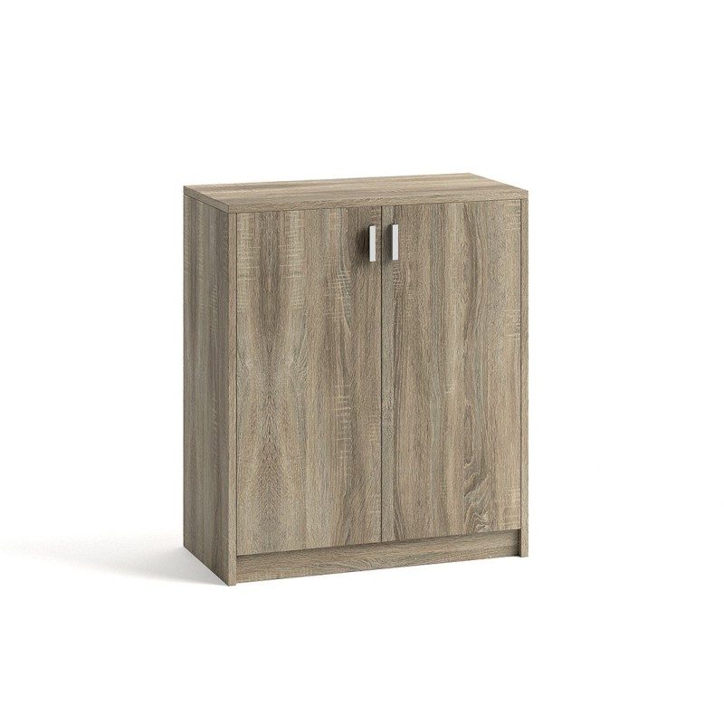 Commode TOLLY 2 portes, 85 cm coloris chêne sonoma