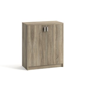 Commode TOLLY 2 portes, 85 cm coloris chêne sonoma