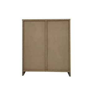 Commode  TOLLY 2 portes, 2 tiroirs, 85cm coloris chêne sonoma