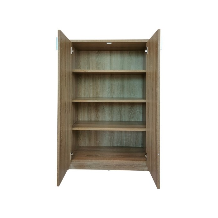 Commode TOLLY 2 portes, 110 cm coloris chêne sonoma