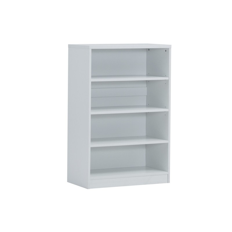 Bibliothèque design 3 étagères, coloris blanc collection SPACI