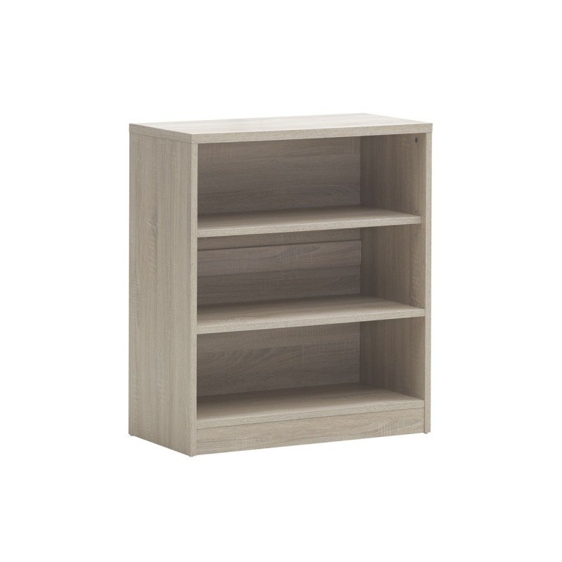 Bibliothèque design 2 étagères, coloris sonoma collection SPACI
