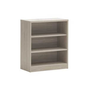Bibliothèque design 2 étagères, coloris sonoma collection SPACI