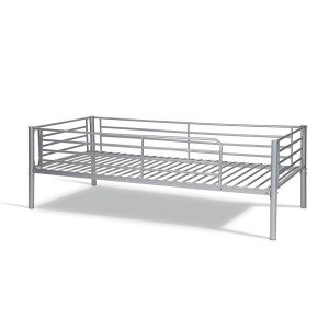 Lit en métal superposé 90x200 cm SAMMY, coloris gris