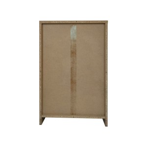 Petite bibliothèque design 2 étagères, coloris chêne clair collection TOLLY