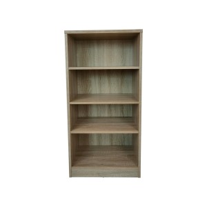 Bibliothèque  design 3 étagères, coloris chêne clair collection TOLLY