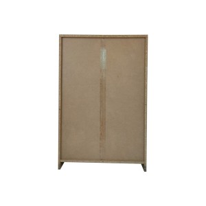 Bibliothèque large design 3 étagères, coloris chêne clair collection TOLLY