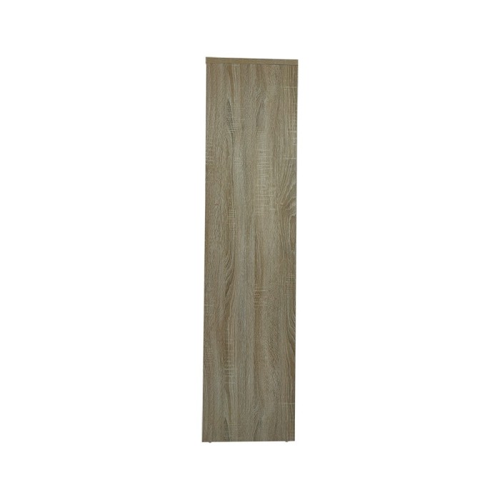 Bibliothèque design 4 étagères, coloris chêne clair collection TOLLY