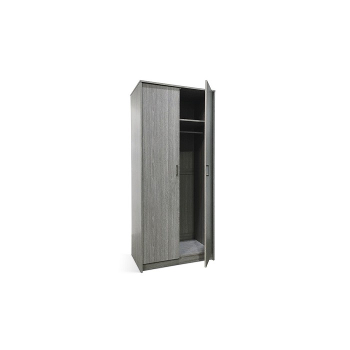 Garde Robe REY, armoire 2 portes idéal pour votre entrée ou votre buanderie