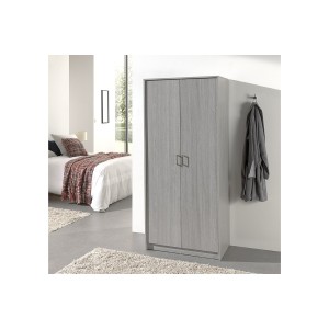 Garde Robe REY, armoire 2 portes idéal pour votre entrée ou votre buanderie