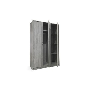 Garde Robe REY, armoire 3 portes idéal pour votre entrée, votre buanderie ou votre sdb