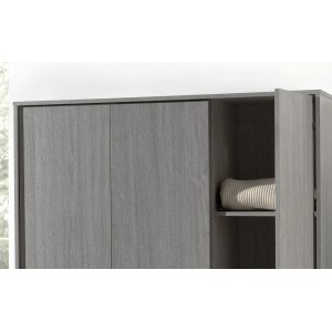 Garde Robe REY, armoire 3 portes idéal pour votre entrée, votre buanderie ou votre sdb