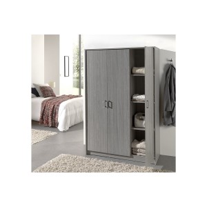 Garde Robe REY, armoire 3 portes idéal pour votre entrée, votre buanderie ou votre sdb