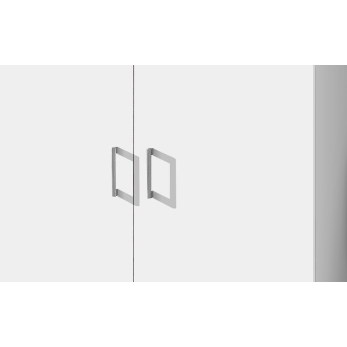 Armoire de rangement REY 80cm, idéal pour votre entrée, votre buanderie ou encore votre salle de bain.