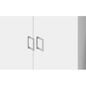 Armoire de rangement REY 80cm, idéal pour votre entrée, votre buanderie ou encore votre salle de bain.