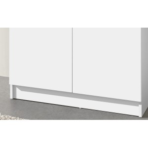 Armoire de rangement REY 80cm, idéal pour votre entrée, votre buanderie ou encore votre salle de bain.