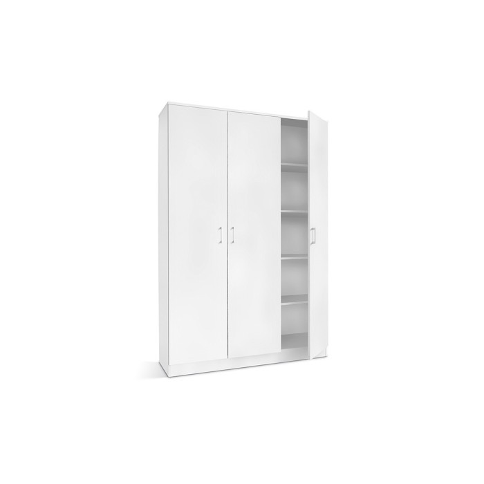 Garde Robe REY, armoire 3 portes idéal pour votre entrée, votre buanderie ou votre sdb