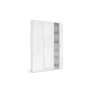 Garde Robe REY, armoire 3 portes idéal pour votre entrée, votre buanderie ou votre sdb