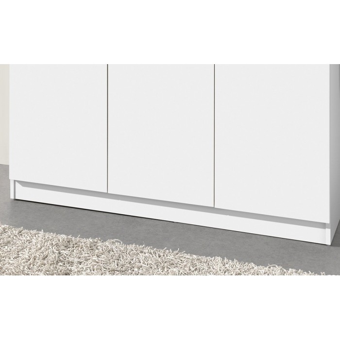 Garde Robe REY, armoire 3 portes idéal pour votre entrée, votre buanderie ou votre sdb