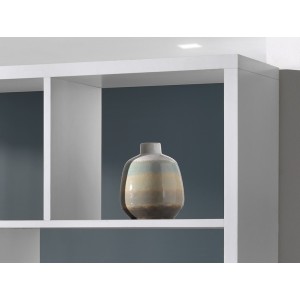 Bibliothèque large design, coloris blanc collection SPLOT