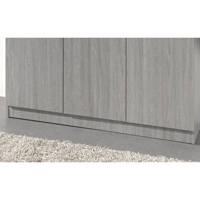 Garde Robe REY, armoire 3 portes idéal pour votre entrée, votre buanderie ou votre sdb