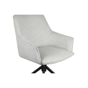 Chaise 'IRIS' Pivotant Tissu Sable
