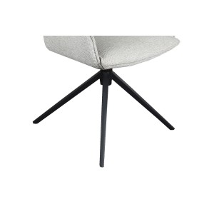 Chaise 'IRIS' Pivotant Tissu Sable