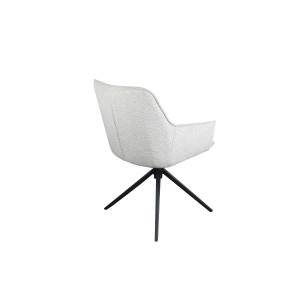 Chaise 'IRIS' Pivotant Tissu Sable