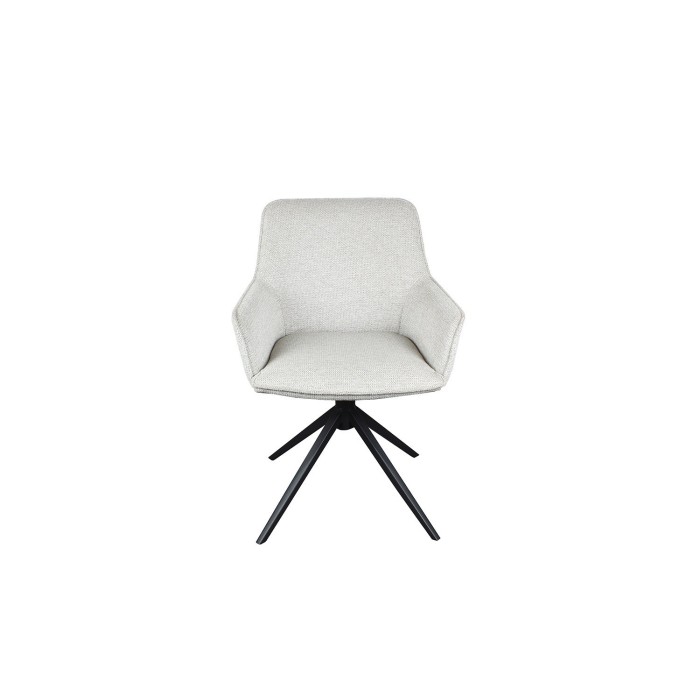 Chaise 'IRIS' Pivotant Tissu Sable