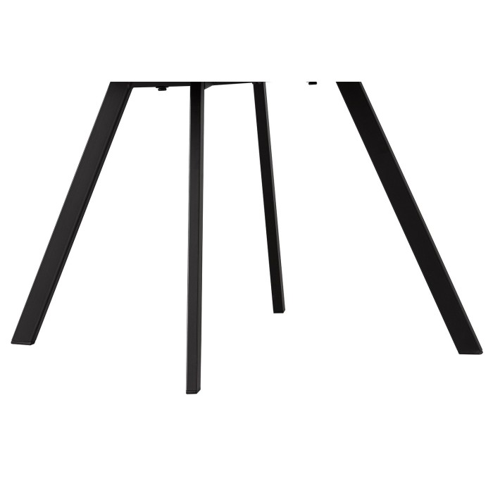 Chaise revêtement Bouclé pour salle à manger coloris Gris. Collection FILA