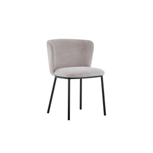 Chaise 'ARTHUS' Tissu Beige, dimension H76 x L52 x P54, idéal pour votre cuisine ou salle à manger