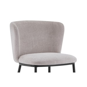 Chaise 'ARTHUS' Tissu Beige, dimension H76 x L52 x P54, idéal pour votre cuisine ou salle à manger