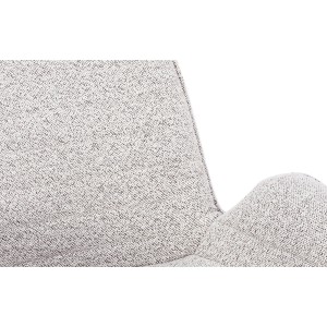 Chaise OMAR Bouclé Beige, dimension H84 x L66 x D58, idéal pour votre cuisine ou salle à manger