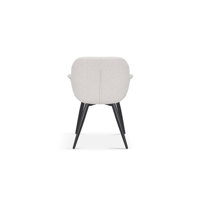 Chaise MAXIMA Tissu Beige, dimension H85 x L64 x P60, idéal pour votre cuisine ou salle à manger