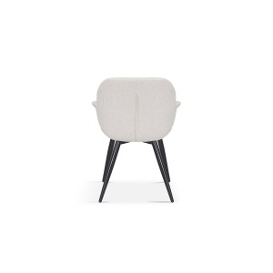 Chaise MAXIMA Tissu Beige, dimension H85 x L64 x P60, idéal pour votre cuisine ou salle à manger