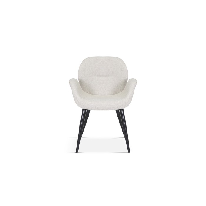 Chaise MAXIMA Tissu Beige, dimension H85 x L64 x P60, idéal pour votre cuisine ou salle à manger