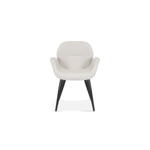 Chaise MAXIMA Tissu Beige, dimension H85 x L64 x P60, idéal pour votre cuisine ou salle à manger