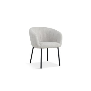 Chaise SEVILLE Tissu beige, dimension H79 x L57 x P62, idéal pour votre cuisine ou salle à manger