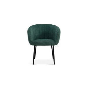 Chaise SEVILLE Tissu Vert, dimension H79 x L57 x P62, idéal pour votre cuisine ou salle à manger