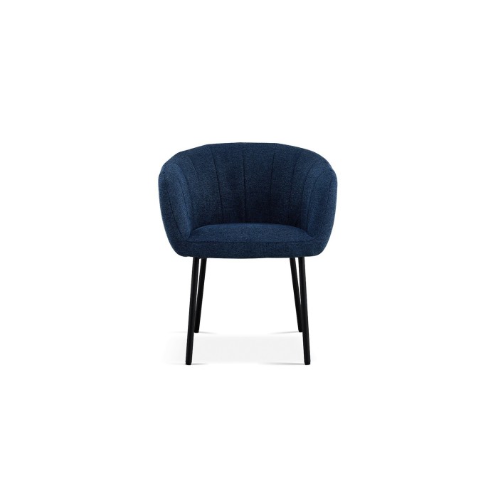 Chaise SEVILLE Tissu Bleu, dimension H79 x L57 x P62, idéal pour votre cuisine ou salle à manger