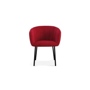 Chaise SEVILLE Tissu Rouge, dimension H79 x L57 x P62, idéal pour votre cuisine ou salle à manger